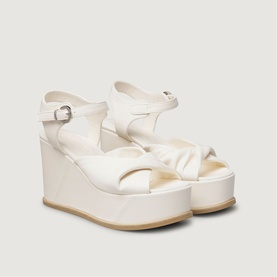 Luna Leather Platform Wedges