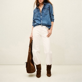 Adali Patch Pocket Denim Shirt