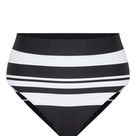 Variegated Banded Striped Bikini Bottoms