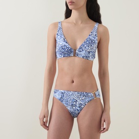 Printed Under Wired Bikini Top
