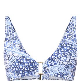 Printed Under Wired Bikini Top