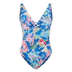 Lauren Floral Paisley One-Piece Swimsuit