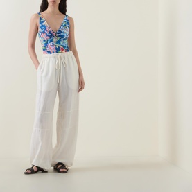 Floral Paisley One-Piece Swimsuit