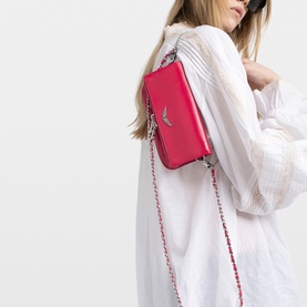 Rock Mini Vintage Patent Clutch