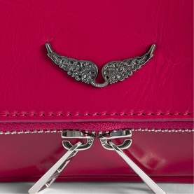 Rock Mini Vintage Patent Clutch