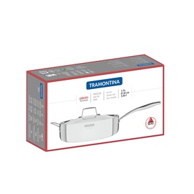 Grano TecnoHeat 3-Ply Stainless Steel Frying Pan & Lid 30cm