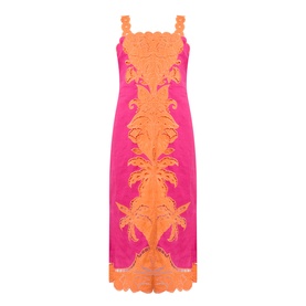 Open-Work Embroidered Dress