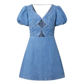 Loop Denim Mini Dress