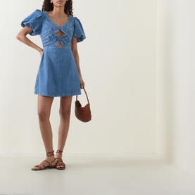 Loop Denim Mini Dress
