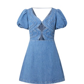 Loop Denim Mini Dress
