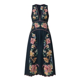 Maira Floral Flared Dress