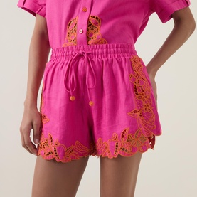 Artisanal Linen Shorts