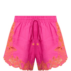 Artisanal Linen Shorts