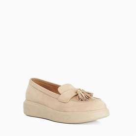 Glissade Flatform Tassel Trim Loafers