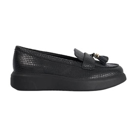 Glissade Flatform Tassel Trim Loafers