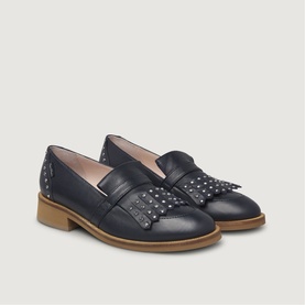Amelia Studded Fringe Loafers