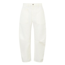 Shon Mid-Rise Barrel Leg Jeans
