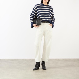 Shon Mid-Rise Barrel Leg Jeans