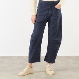 Shon Mid-Rise Barrel Leg Jeans