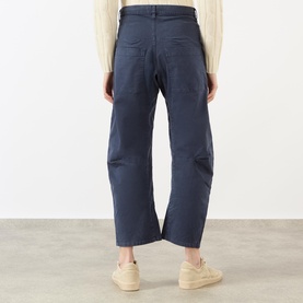 Shon Mid-Rise Barrel Leg Jeans