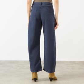 Tribeca Mid-Rise Barrel Leg Jeans