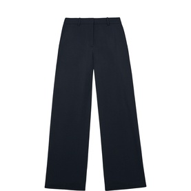 Solene Mid-Rise Wide Leg Suit Trousers