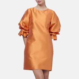 Aurora Puff-Sleeve Mini Dress