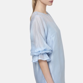 Aurora Puff-Sleeve Mini Dress