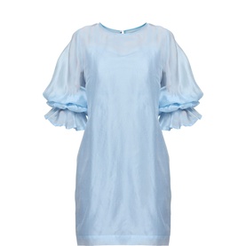 Aurora Puff-Sleeve Mini Dress