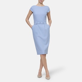 Bianca Belted Pencil Dress