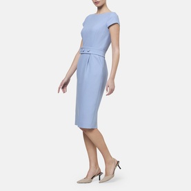 Bianca Belted Pencil Dress