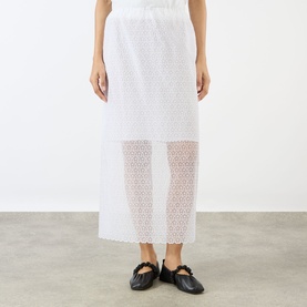 Windflower Embroidered Skirt