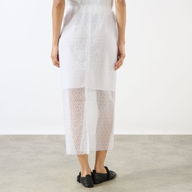 Windflower Embroidered Skirt
