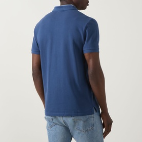 Contrast Collar Piqu&eacute; Polo Shirt