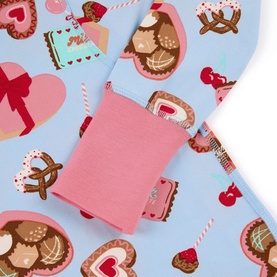 Chocolate Box Long Two-Piece Pyjama Set