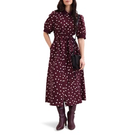 Delphine Polka Dot Shirt Dress