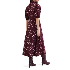 Delphine Polka Dot Shirt Dress