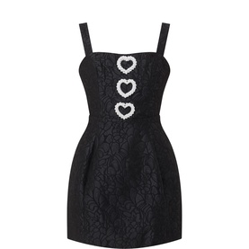Saffron Jacquard Mini Dress