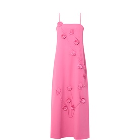 Nolana Floral Appliqu&eacute; Gown