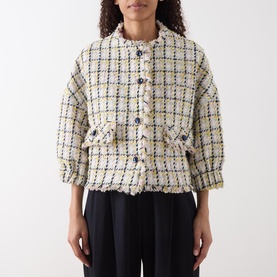 Jayden Boucl&eacute; Cropped Jacket