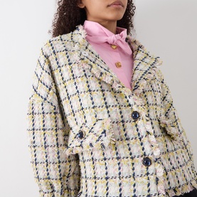 Jayden Boucl&eacute; Cropped Jacket