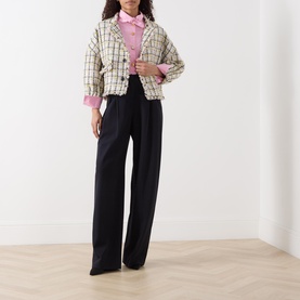 Jayden Boucl&eacute; Cropped Jacket