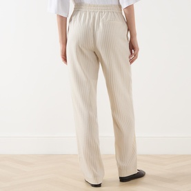 Jinou Striped Tapered Leg Trousers