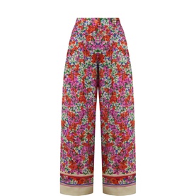 Joek Floral Wide Leg Trousers