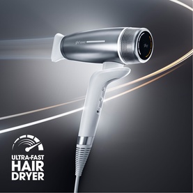 Speed Hair Dryer Silver White