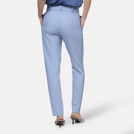 Georgiana High-Rise Slim Leg Trousers