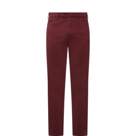 Micro-Structure Slim Leg Trousers