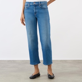 The Lil Rambler Zip Ankle Straight Leg Jeans