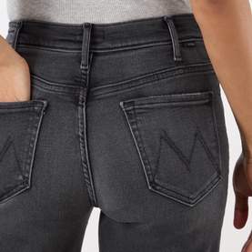 The Lil Hustler Roller High-Rise Wide Leg Jeans
