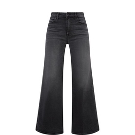 The Lil Hustler Roller High-Rise Wide Leg Jeans